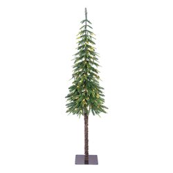 Black Box Trees Lodge kerstboom groen warm wit 120L TIPS 521 en timer & dimmer - h215xd61cm
