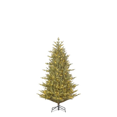 Black Box Trees Meran kerstboom led groen warm wit Full PE 150L TIPS 2085 en timer & dimmer - h155xd - afbeelding 1