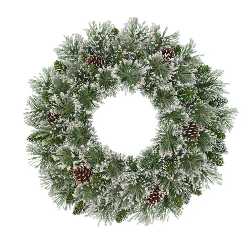 Black Box Trees Vandans krans groen frosted TIPS 70 - d45cm