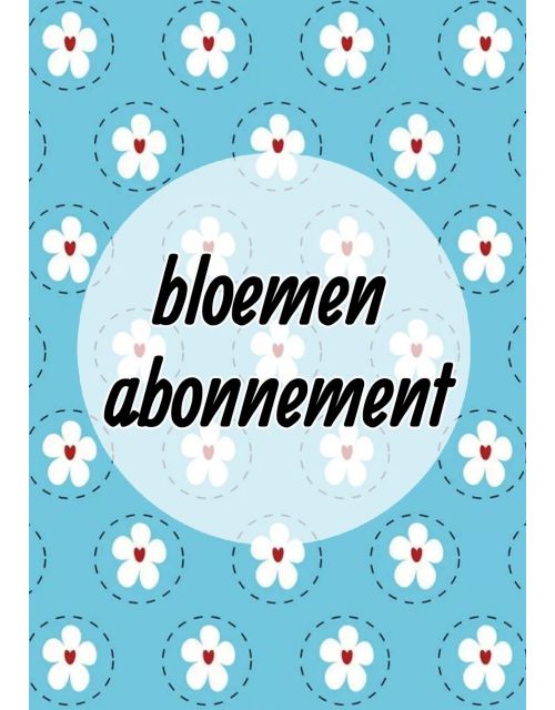 bloemen abonnement gr. veldboeket