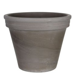 Mica Stan pot rond grijs basalt D31,5cm