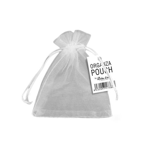Boles d'olor Organza zakje wit v/amberblokjes