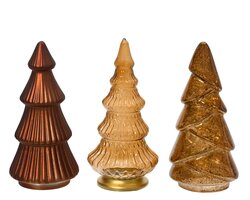 Decoris Boom glas antique, transparent, matt 3ass