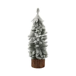 Boom pinea snow d8h25cm grn/wt