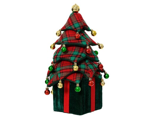 Boom polyester l25b25h70cm grn/rood