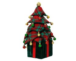 Boom polyester l25b25h70cm grn/rood