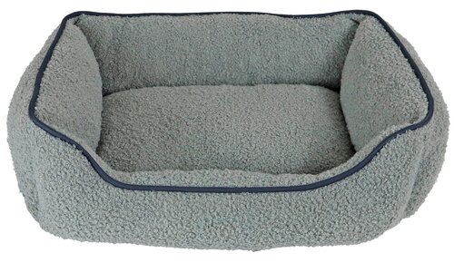 BOON DIVAN TEDDY MET BIES 50X40CM GRIJS