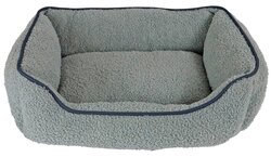 BOON DIVAN TEDDY MET BIES 50X40CM GRIJS