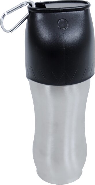 BOON DRINKFLES DRAAGBAAR+KARABIJNH.ALU 600ML - afbeelding 1