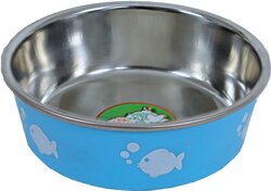 BOON EETBAK RVS KAT LICHTBLAUW MET VIS 11 CM