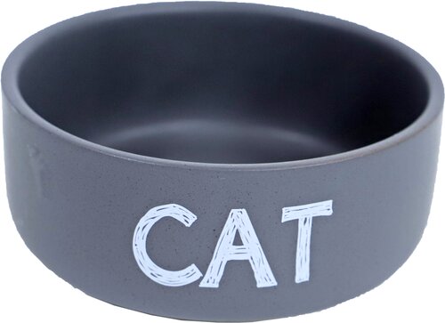 BOON EETBAK STEEN 12CM MAT GRIJS CAT