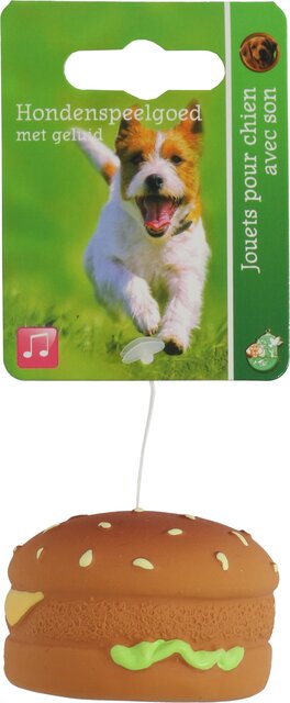 BOON HOND SPEELG. BROODJE HAMBURGER LATEX 6 CM