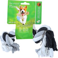 BOON HOND SPEELG. FLOSS TOY ZWART/WIT MEDIUM - afbeelding 2