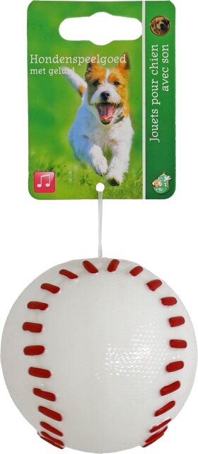 BOON HOND SPEELG. HONKBAL TPR MET PIEP WIT 8CM