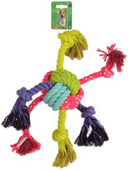 BOON HOND SPEELG. KNOOPBAL + KNOOPSLIERTEN 43CM - afbeelding 2