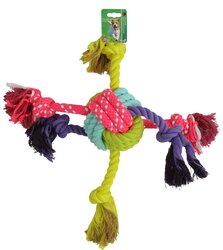 BOON HOND SPEELG. KNOOPBAL + KNOOPSLIERTEN 58CM - afbeelding 2