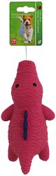BOON HOND SPEELG. KROKODIL LATEX ROZE 20CM