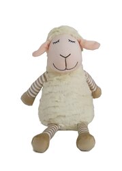BOON HOND SPEELG. SCHAAP PLUCHE  BEIGE+PIEP 34CM