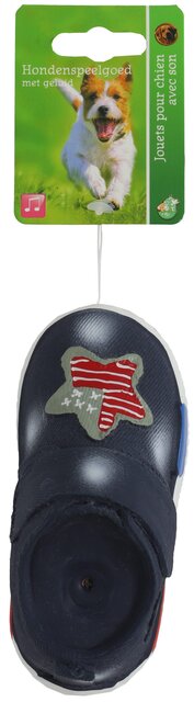 BOON HOND SPEELG. SCHOEN LATEX BLAUW 14CM