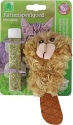 BOON KAT SPEELG. BEVER MET CATNIP VULBAAR 17 CM