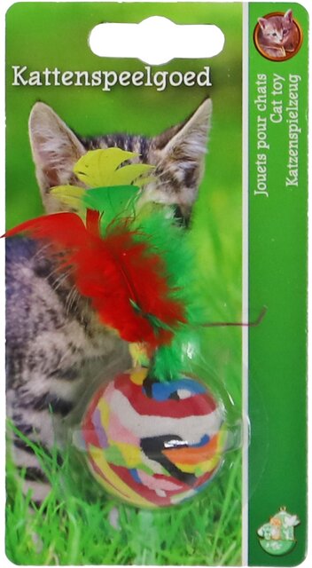 BOON KAT SPEELG. FOAMBAL 3,5CM + VEREN ASSORTIE