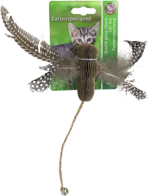 BOON KAT SPEELG. LIBELLE KARTON+VEREN+TOUW MET BEL 17CM