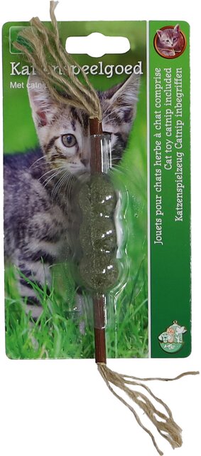 BOON KAT SPEELG. MATABI STICK+CATN.BALLEN 12CM+TOUW BR/GR