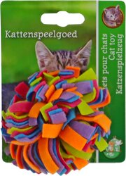 BOON KAT SPEELG. POMPOEN FLEECE MULTICOLOR