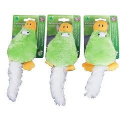 BOON KAT SPEELG. VOGELBEKDIER +CATNIP+ STAART 22CM GROEN