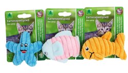 BOON KAT SPEELG. ZEEDIEREN CORDUROY VISSEN+STER ASSORTIE - afbeelding 2