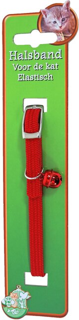 BOON KATTENHALSBAND ELASTISCH ROOD