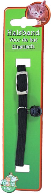 BOON KATTENHALSBAND ELASTISCH ZWART