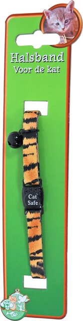 BOON KATTENHALSBAND NYLON TIJGER PRINT