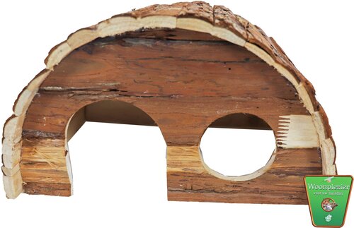 BOON KNAAGDIERHUIS HALFROND NATURAL L 36 CM - afbeelding 1
