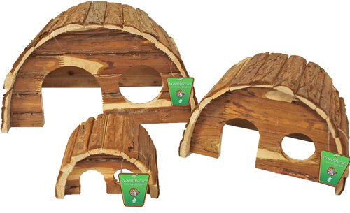 BOON KNAAGDIERHUIS HALFROND NATURAL M 25 CM - afbeelding 1