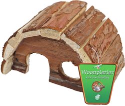 BOON KNAAGDIERHUIS HALFROND NATURAL S 15 CM - afbeelding 2