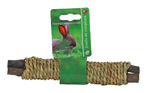 BOON KNAAGROL HOUT + ZEEGRAS 20CM