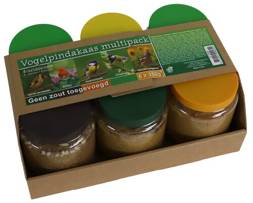 BOON PINDAKAAS VOGEL MULTIPACK 6X350 GRAM