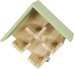 BOON PINDAKAASPOT HDR HOUT 4-POT GRN DAK 22CM