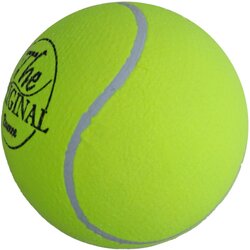 Boon Tennisbal opblaasb.bounce 18cm geel