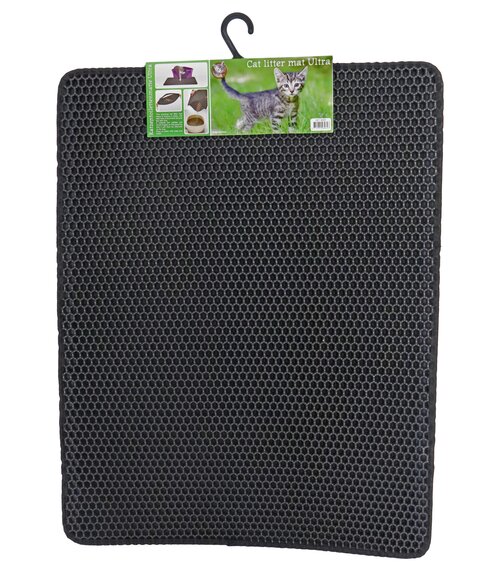 BOON UITLOOPMAT ULTRA ZWART LARGE 60X75 CM
