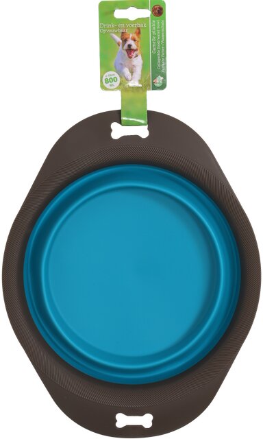 BOON VOER/DRINKBAK OPVOUWB. GRS/BL.19CM-800ML