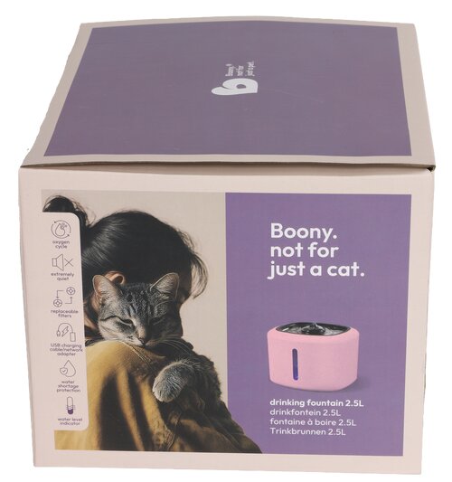 BOONY DRINKFONTEIN AQUABELLA PINK 2,5 LITER - afbeelding 1