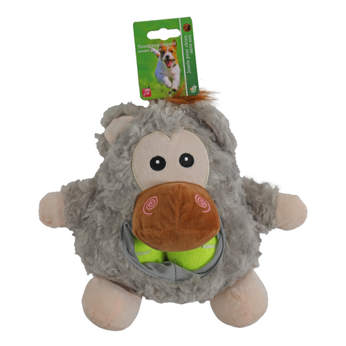 Boony H.splg buidelbek baviaan 23cm grijs