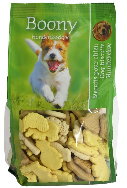 BOONY HONDENKOEK ANIMAL MIX VANILLE 350 GRAM