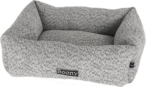 BOONY LOUNGER CHENILLE GRIJS/BLAUW 50CM