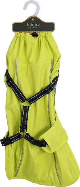 Boony Regenjas met tuig storm 40cm geel