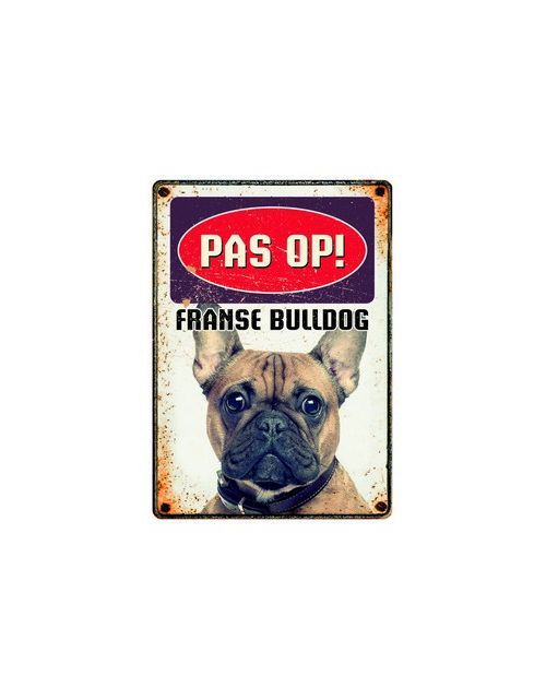 Bord Blik Franse Bulldog