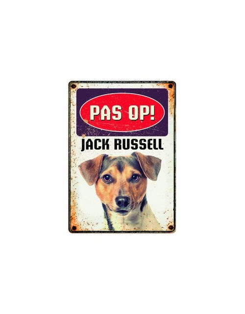 Bord Blik Jack Russell