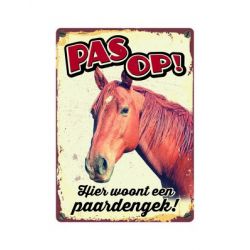 Bord Blik Paard